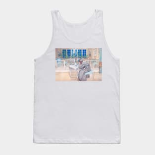 The Night Before the Trip to England by Carl Larsson Tank Top